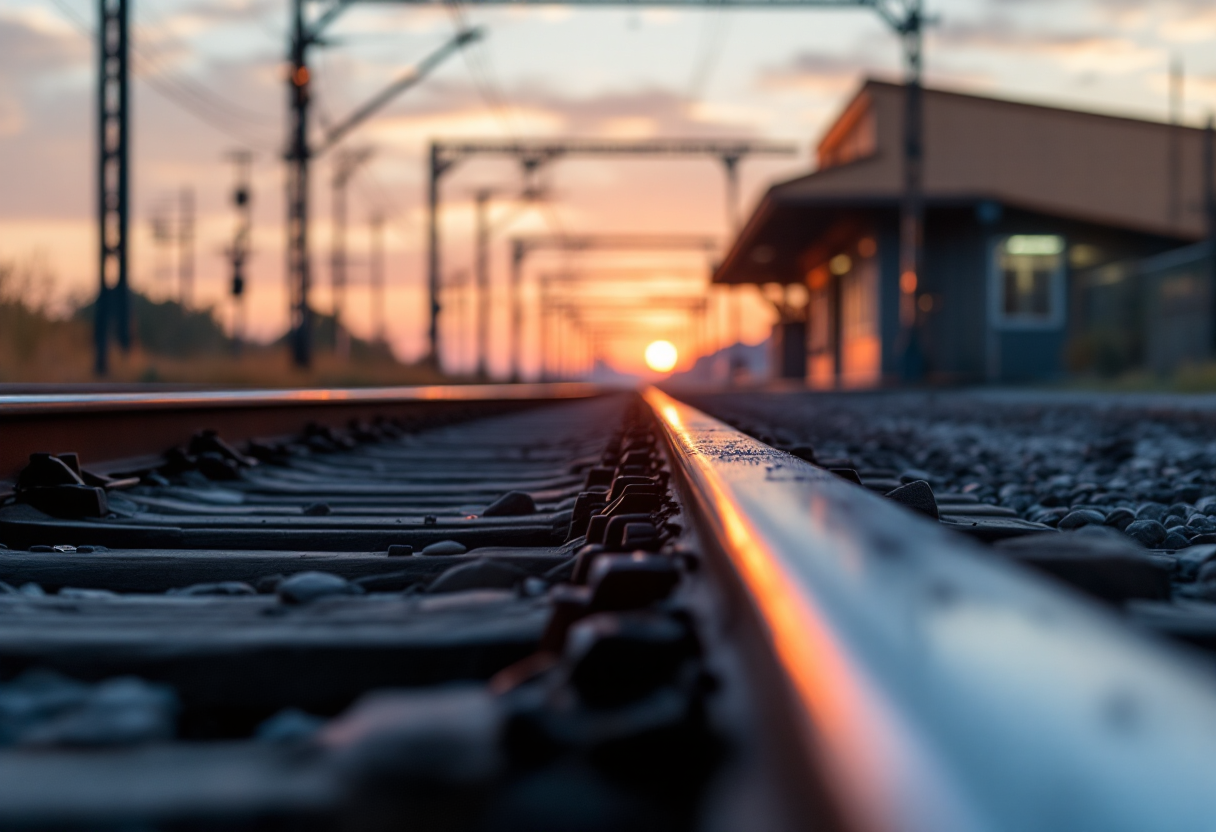 Immagine informativa sui scioperi dei treni