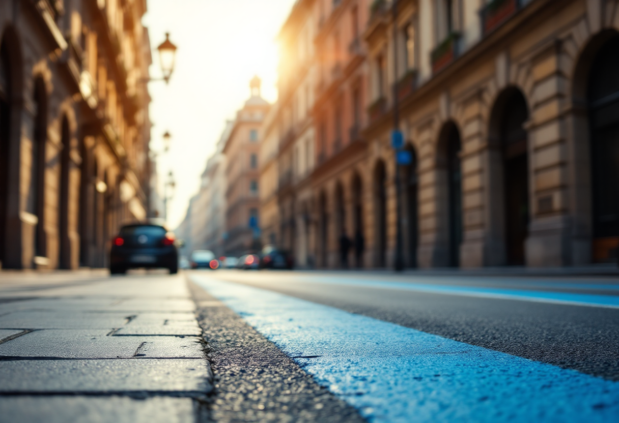 Mappa delle strisce blu a Torino nel 2025