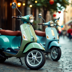 Nuove Vespa Primavera e Sprint 2025 in esposizione