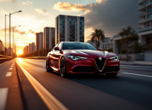 Alfa Romeo Giulia Intensa in un ambiente urbano