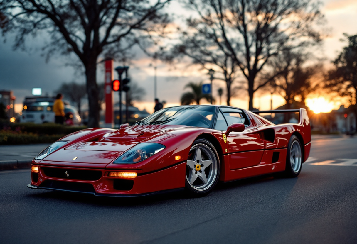 Ferrari 296 Versione Speciale in azione su pista