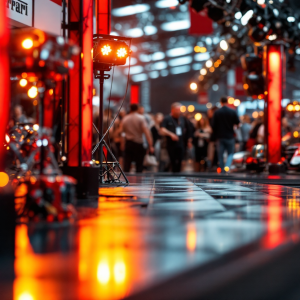 Ferrari in mostra a Milano durante un evento esclusivo