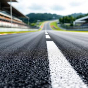 Vista panoramica del circuito di Buriram durante il GP della Thailandia