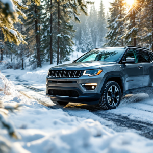 Jeep Compass in panne a causa del freddo intenso