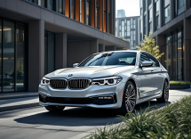 Immagine della nuova BMW Serie 5 con design audace