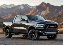 Ram 1500 RHO Mopar '25 in un contesto sportivo e moderno