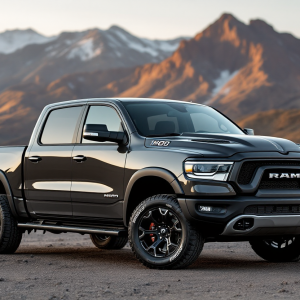 Ram 1500 RHO Mopar '25 in un contesto sportivo e moderno