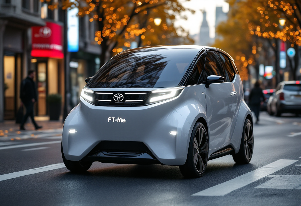 Toyota FT-Me, la microcar elettrica ideale per giovani