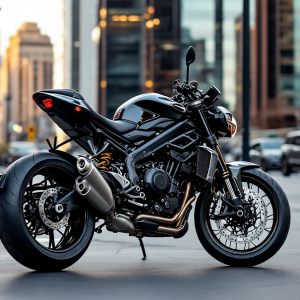 Triumph Speed Triple RS 2025 in azione su strada